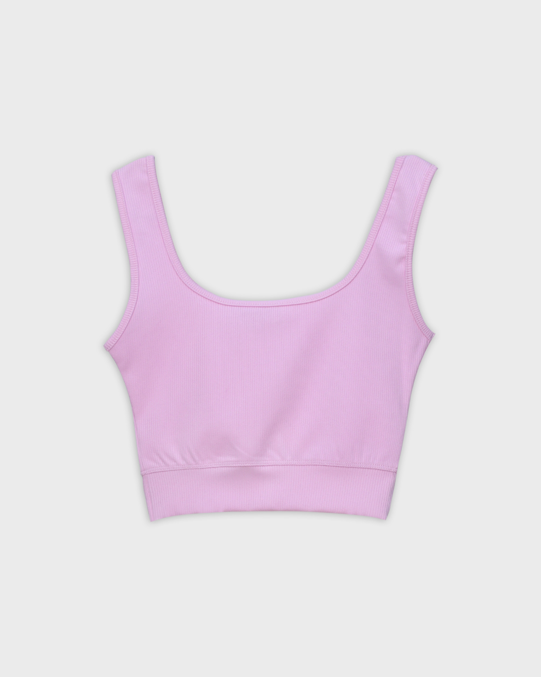 Ribbed cotton crop top