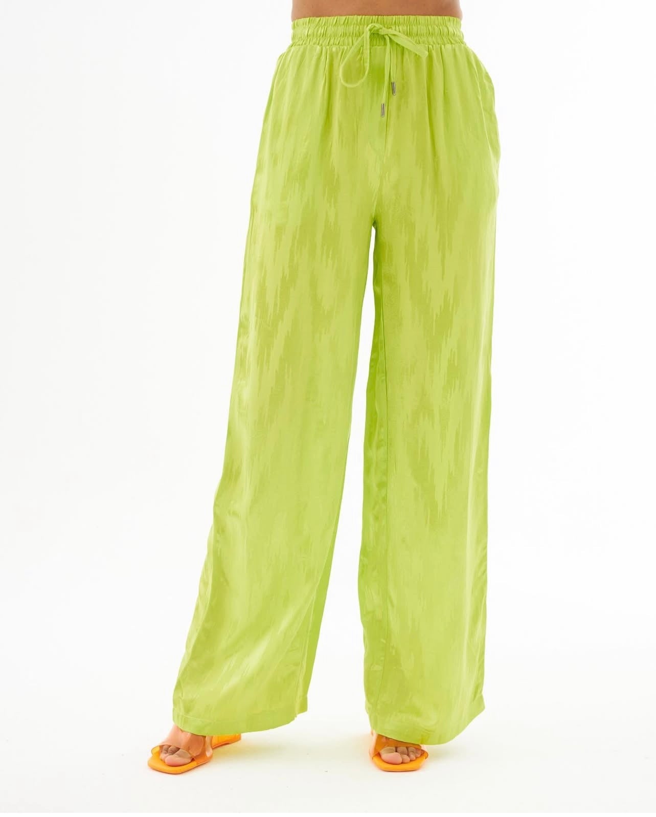Lime Satin Set