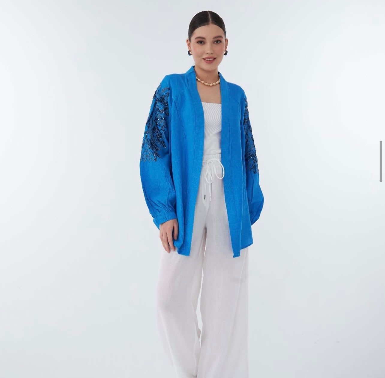 Blue Turkish Cardigan