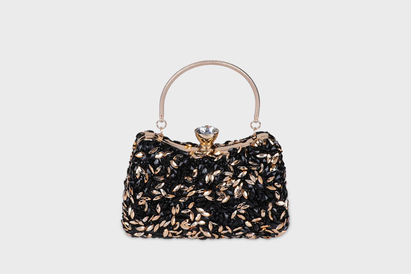 Black& gold soiree bag