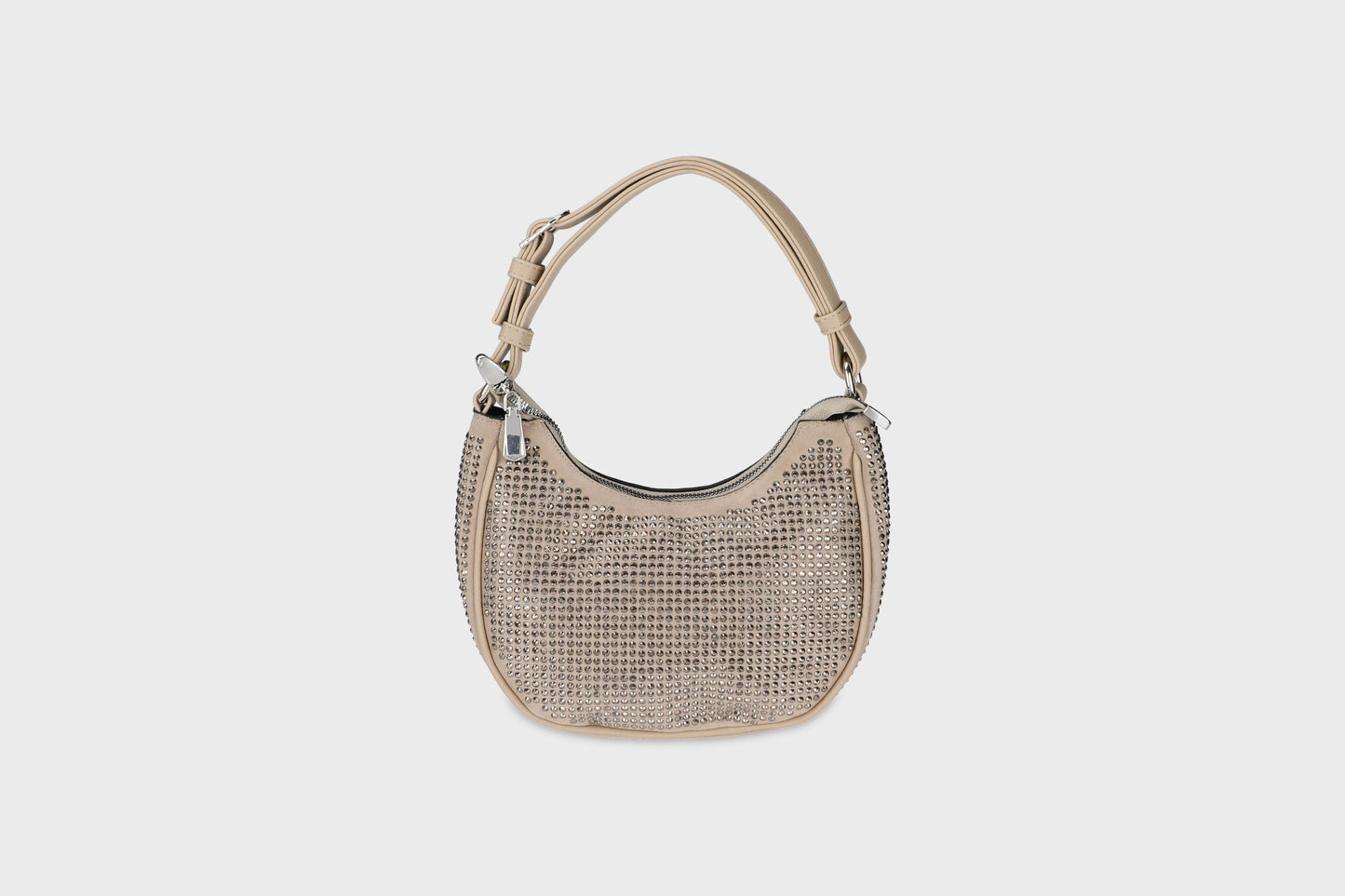 Beige Crystal Bag