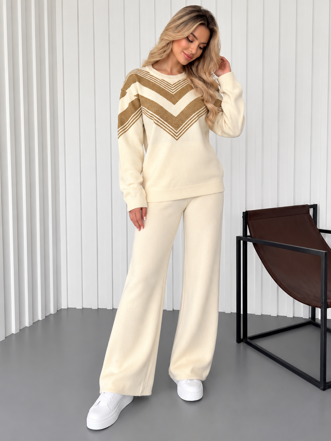 Beige winter set