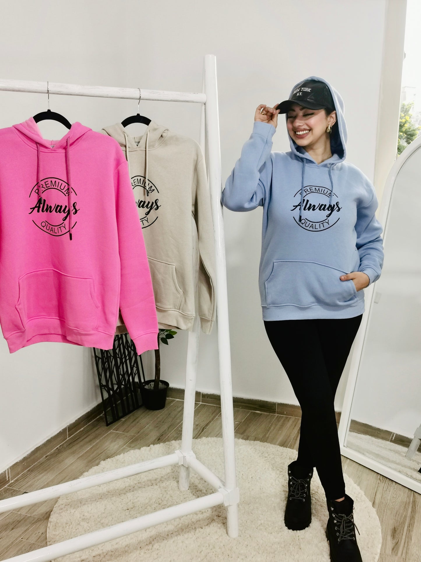 Always premium quality hoodie