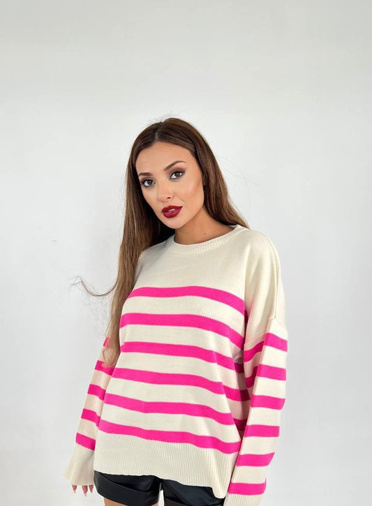 Pink pullover