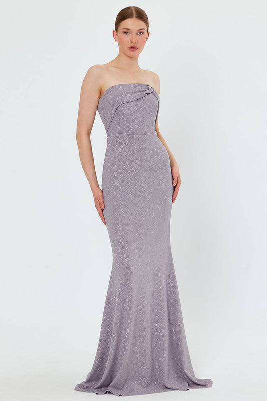 Silver glittery cup dress