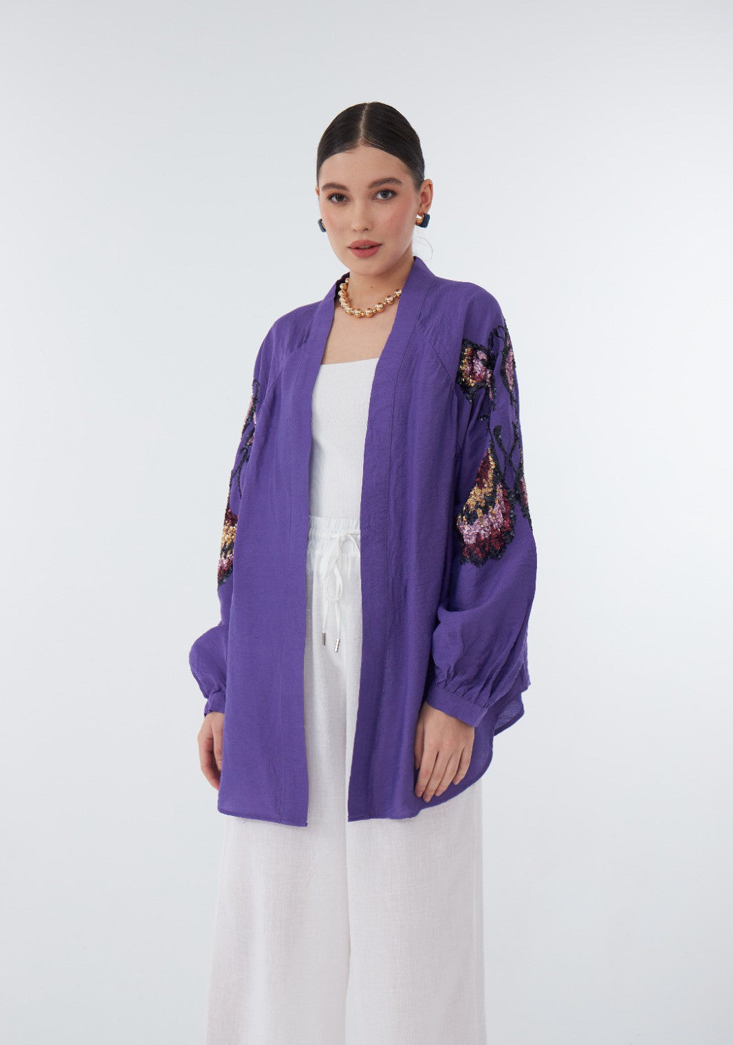 Purple Turkish Cardigan