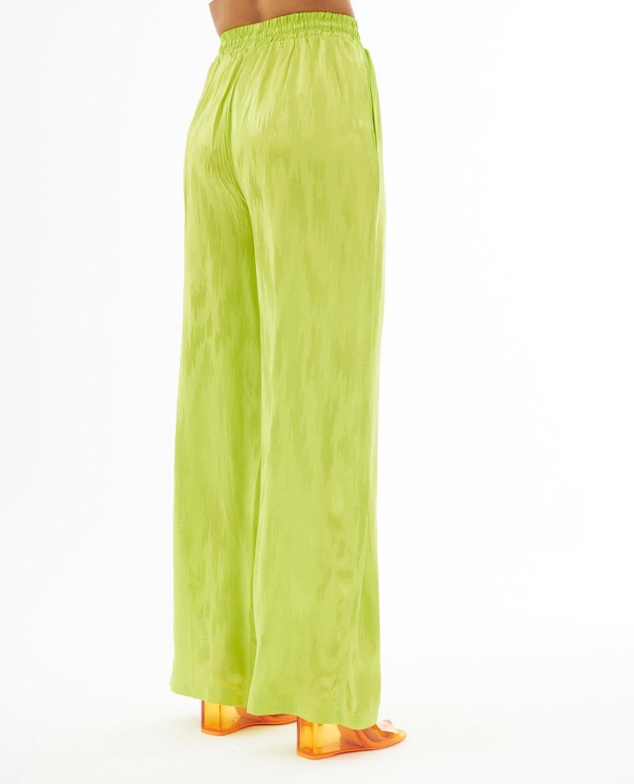Lime Satin Set