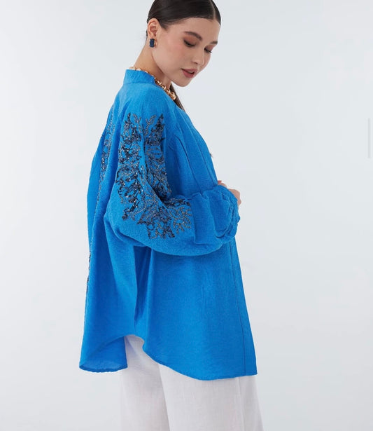 Blue Turkish Cardigan