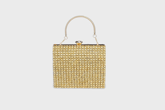 Gold soiree bag